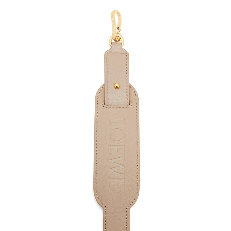 LOEWE Cow Leather Bag Straps Women's Sand