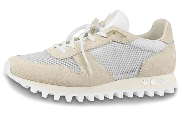 LOUIS VUITTON Runner Trainer Beige White