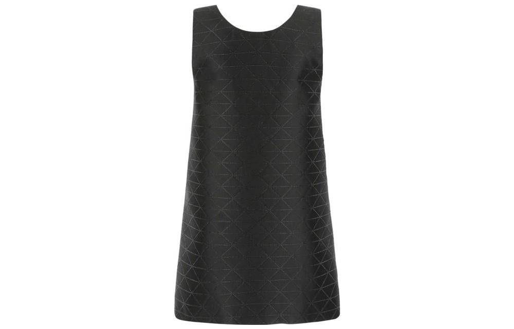 PRADA FW22 Sleeveless Dress Women's Black