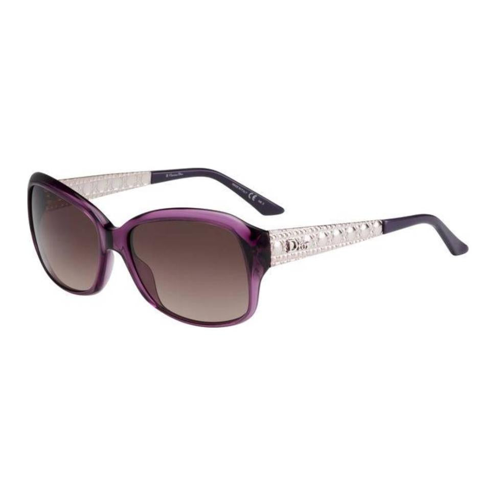 DIOR Butterfly Sunglasses Women's Purple