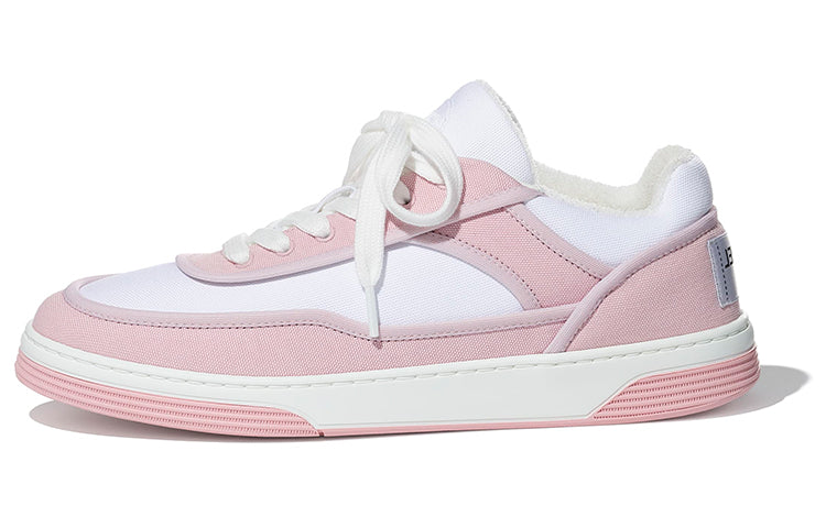 CHANEL Low Top Stylish Skateboarding Shoes Women's Pink White