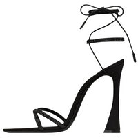 SAINT LAURENT Liza One Strap Sandals 11cm Women's Black