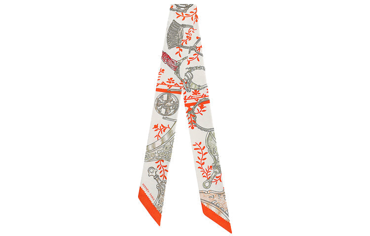 HERMES Silk Scarves Unisex Tawny