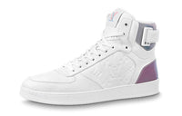 LOUIS VUITTON Rivoli Ankle Sneakers 'White with Iridescent Back' 1A7S6