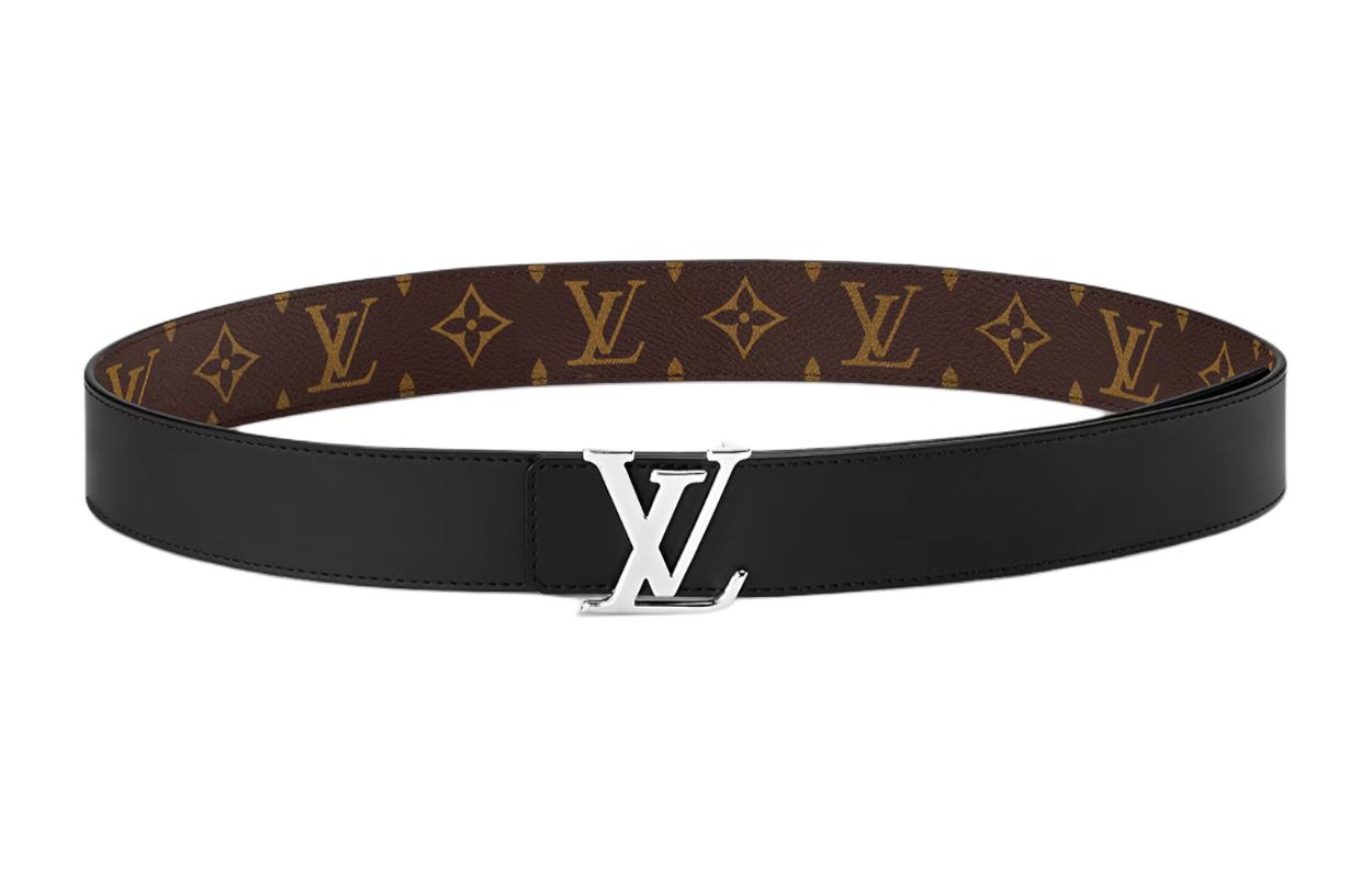 LOUIS VUITTON Lv Line Reversible Belt Monogram 40MM