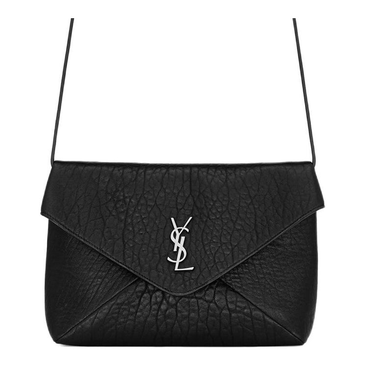 SAINT LAURENT CASSANDRE Sheepskin Messenger Bag Shoulder Bag Crossbody Bag Women's Black