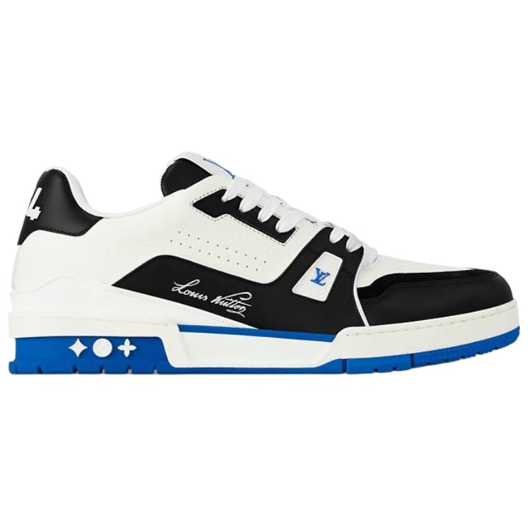 LOUIS VUITTON Trainer Low-Top Skateboard Shoes Women's Blue