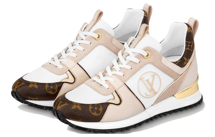 LOUIS VUITTON Run Away Low-Top Casual Shoes Women's Ecru