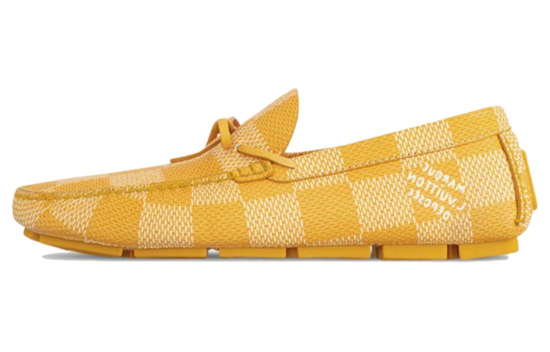 LOUIS VUITTON Driver Loafers Men's Yellow