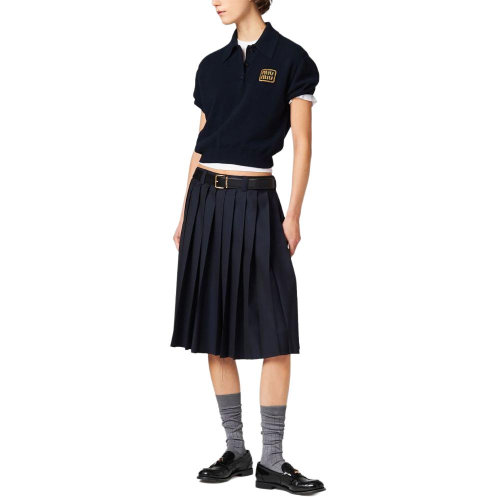 MIU MIU Cashmere Polo Shirt