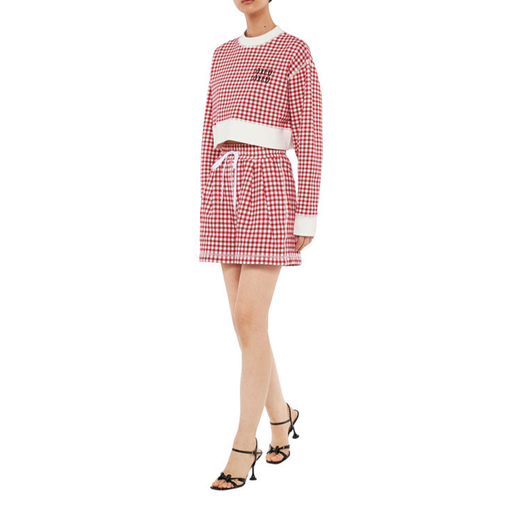 MIU MIU SS22 Casual Shorts Women's Red