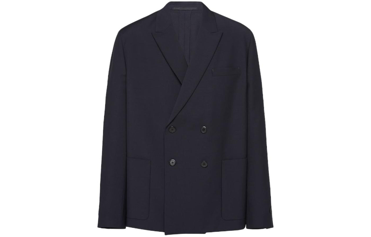 PRADA Business Suits Coats Men's Blue