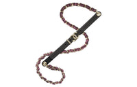 CHANEL Waist Chain Women's Black/Pink