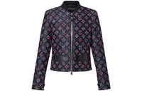 LOUIS VUITTON Monogram Jacquard Zip-Up Jacket