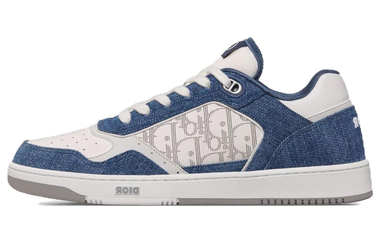 DIOR B27 Low White Blue Denim