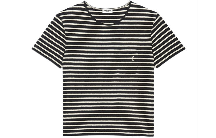 SAINT LAURENT SS22 T Shirt Women's Black