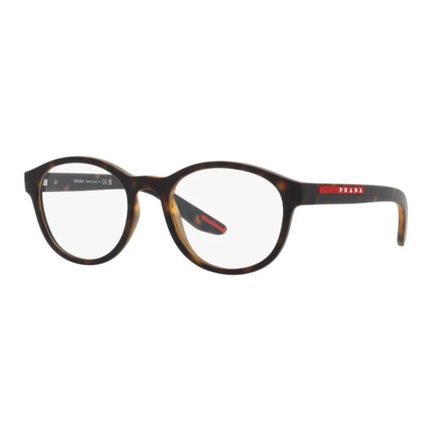 PRADA Nylon Square Eyeglass Frames Men's Tortoiseshell