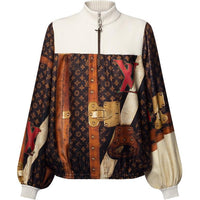 LOUIS VUITTON SS24 Velvet-feel Coat Women's Multicolor