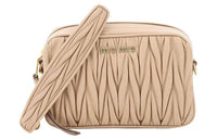 MIU MIU Arcadie Series Nappa Leather Camera Bag, Crossbody Bag, Shoulder Bag Women's Pink
