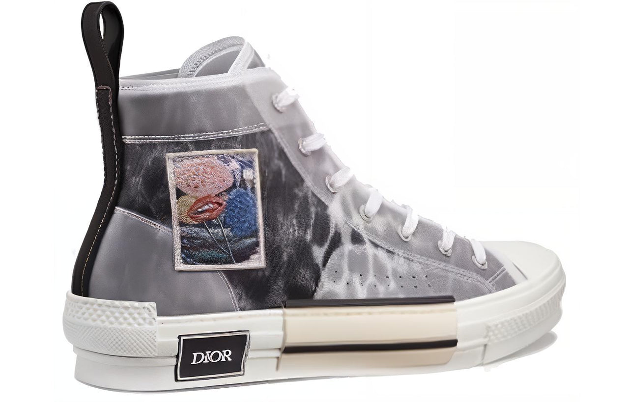 DIOR B23 High Top Grey Leopard