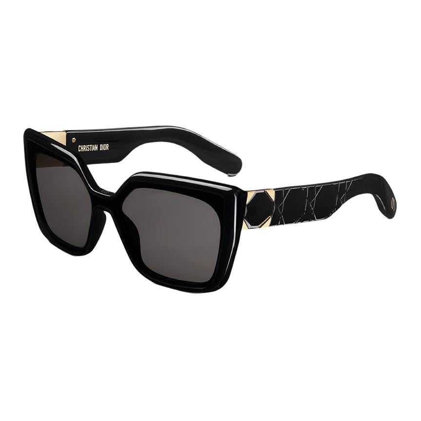 DIOR Acetate Square Sunglasses Women's Black