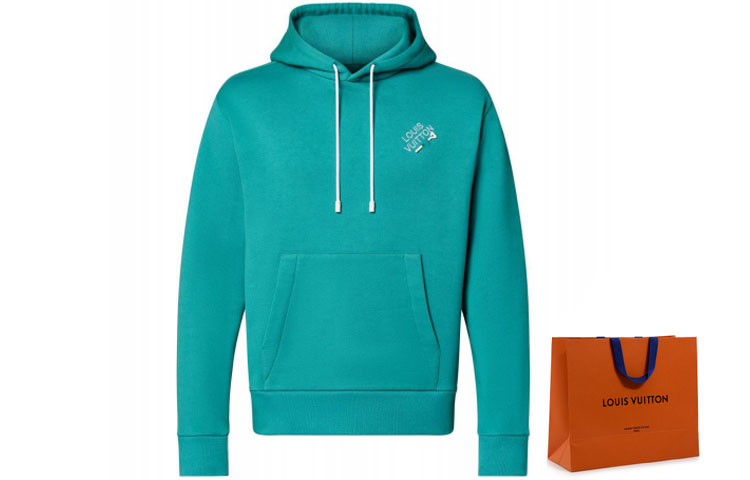 LOUIS VUITTON Embroidered Signature Hoodie
