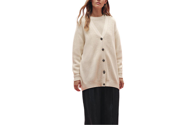 HERMES SS23 Cashmere Sweaters Women's White