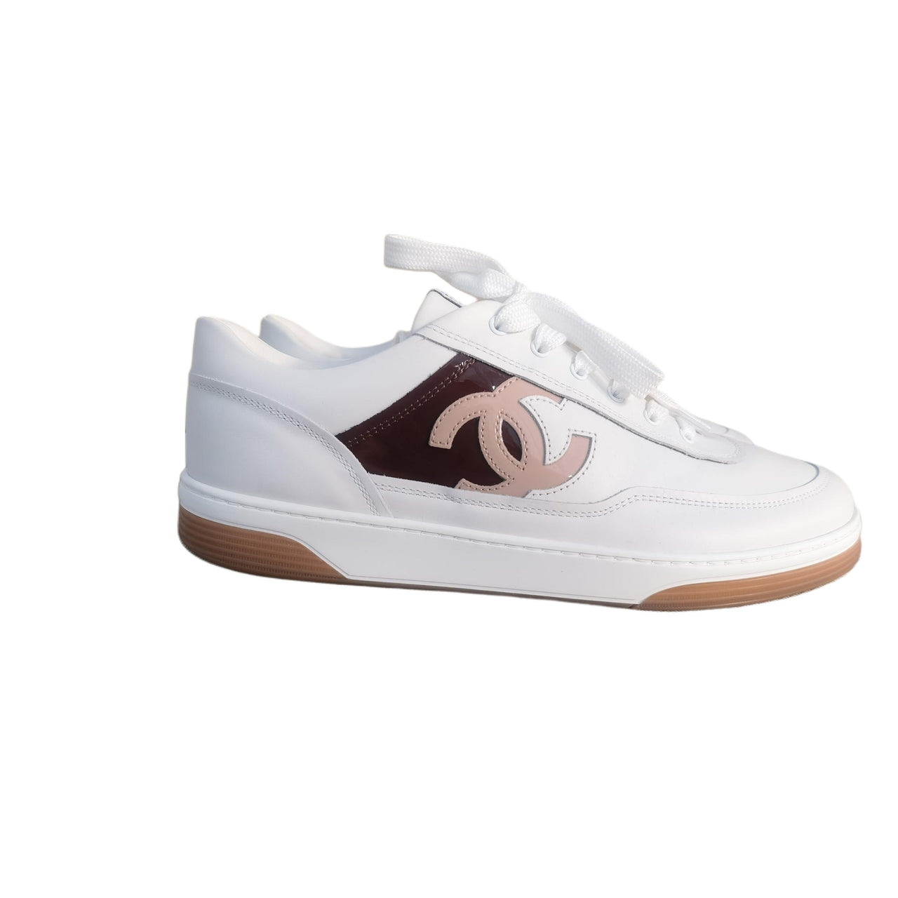 CHANEL Low-Top Skateboard Shoes Women's White