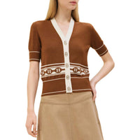 HERMES SS25 Knitwear Women's Chestnut Brown