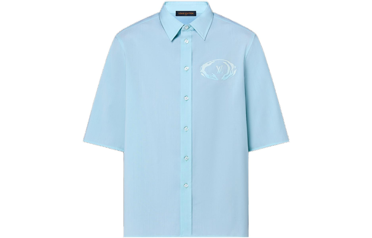 LOUIS VUITTON FW23 Shirt Men's Blue