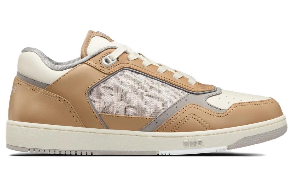 DIOR B27 Low Top Beige Cream Calfskin