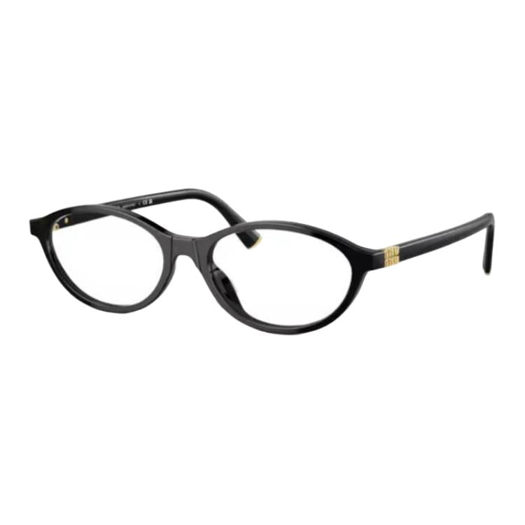 MIU MIU Eyewear Logo plaque Oval frame Glasses
