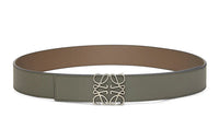 LOEWE Cow Leather Belts Men's Green Width 3.5cm