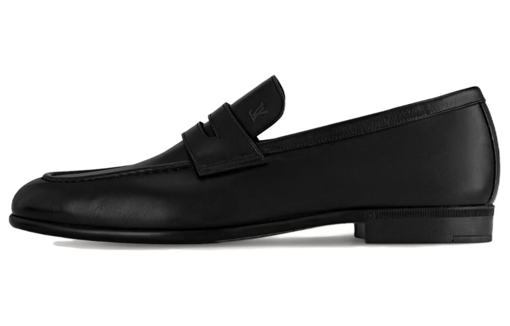 LOUIS VUITTON Loafers Men's Black
