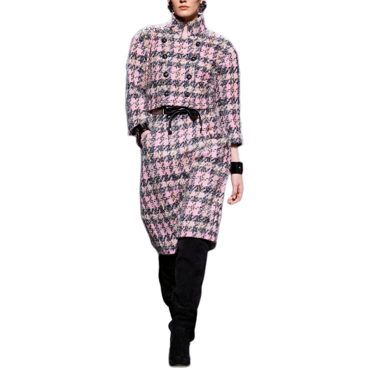 CHANEL 24 Fall And Winter Jackets Coats Women's Pink
