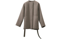 HERMES Velvet Jackets Women's Gray