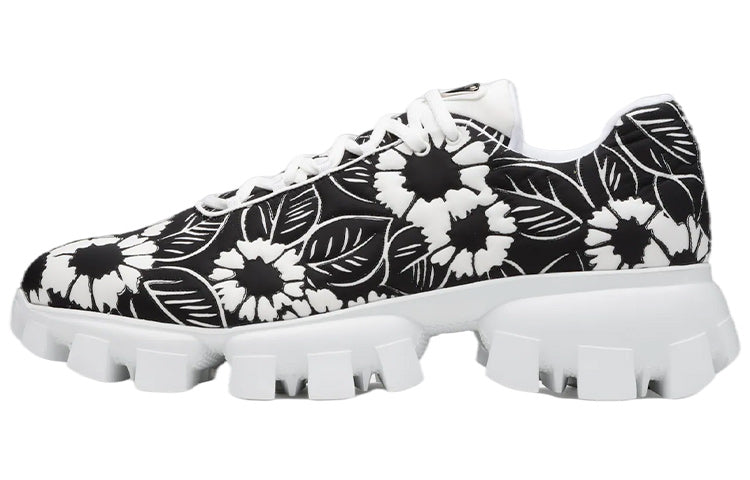 PRADA Casual Shoes Men Low-Top Black/White