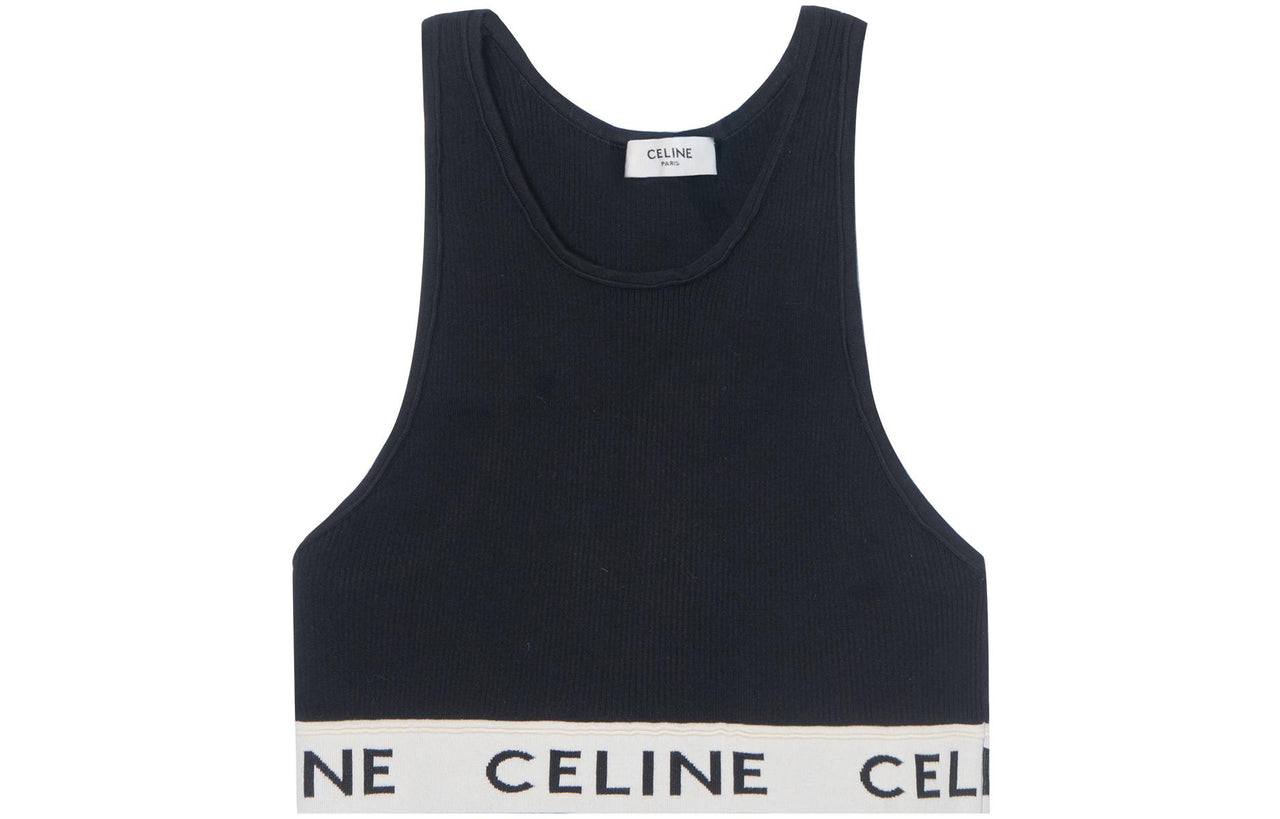 CELINE Athletic Knit Sports Black/Cream