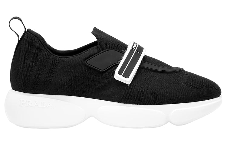 PRADA Cloudbust Rubber And Leather Sneakers 'Black White' Women's