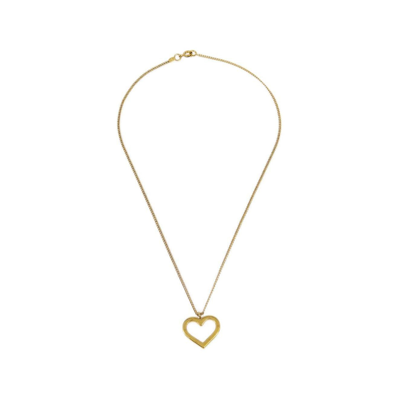 CHANEL 2004 Cc Pendant Necklace