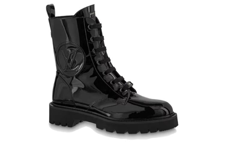 LOUIS VUITTON Territory Ankle Boots Women's Black