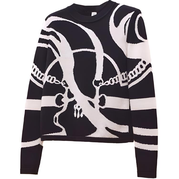 HERMES FW22 Cashmere Sweater Women's Black