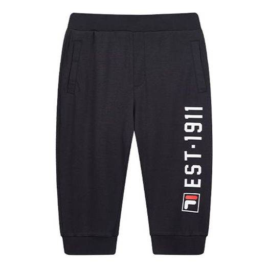 FILA Bundle Feet Casual Sports Pants Cropped Pants Blue F61M028654F-NV