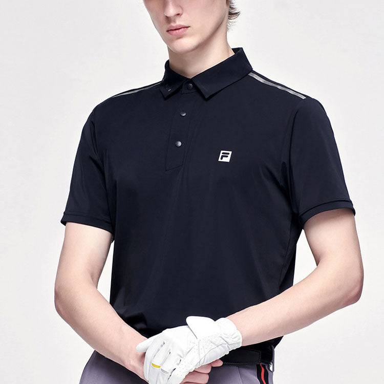 FILA Athletics Business Casual Short Sleeve polo Blue A11M125158F-NV