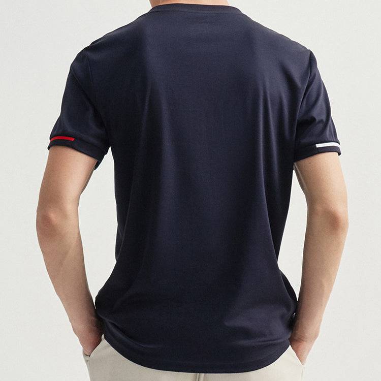 FILA Small Logo Jacquard Short Sleeve Navy Blue F11M031113F-NV
