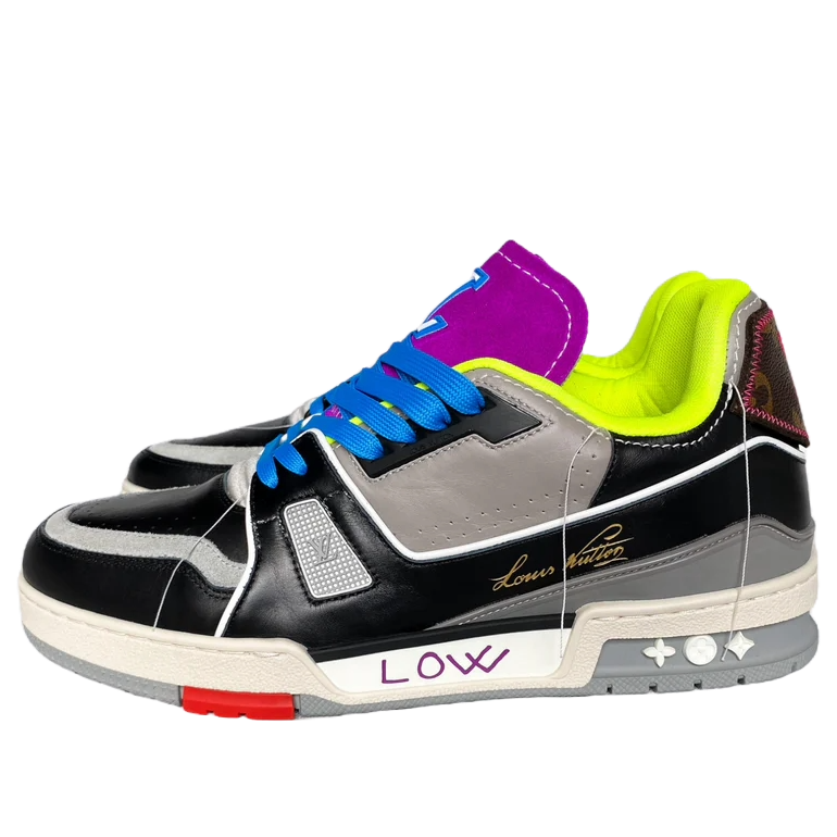 LOUIS VUITTON Paris Exclusive Trainer Sneakers 'Brown' 1AAQ25