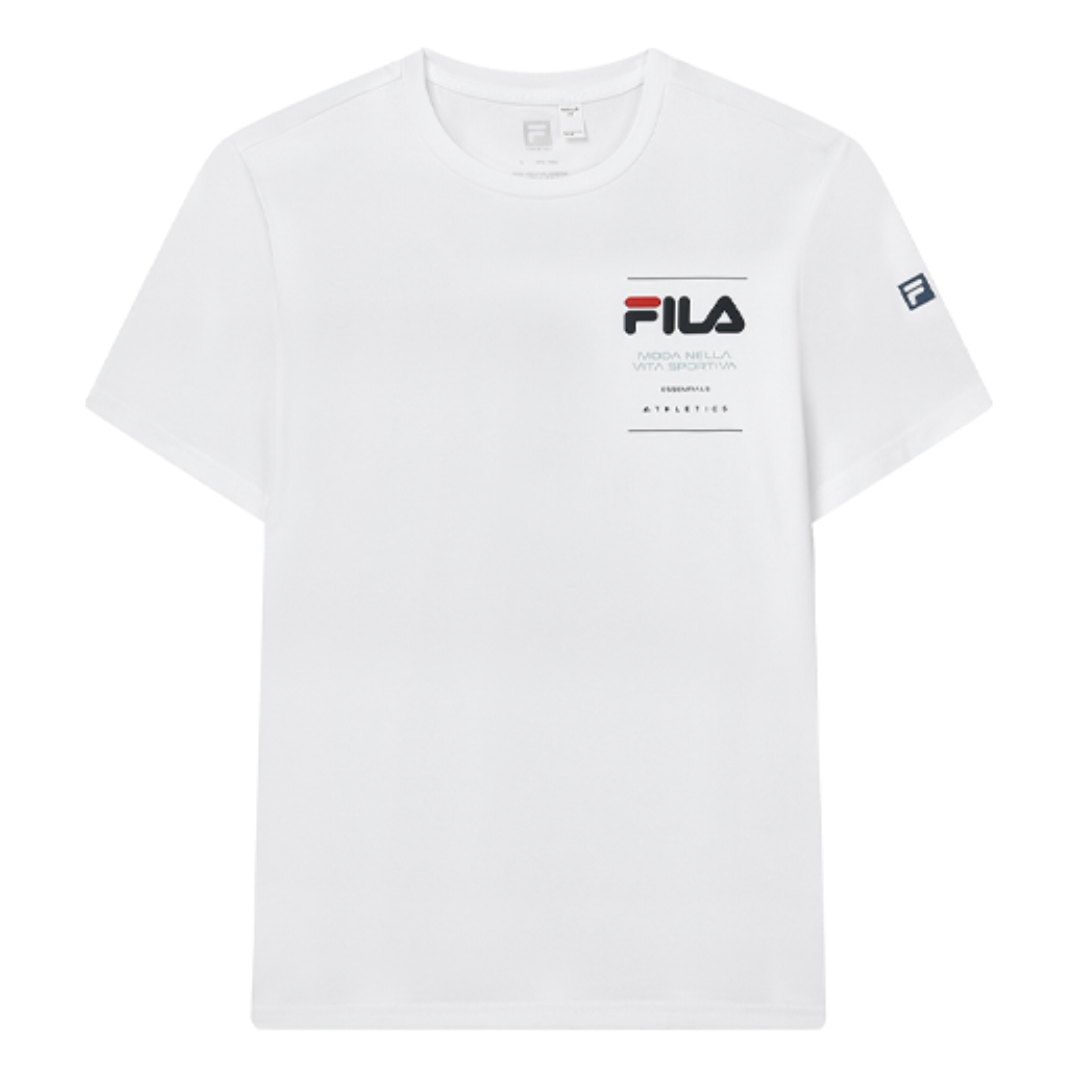FILA Athletics Collection Logo T-Shirt 'White' A11M321199A-WT