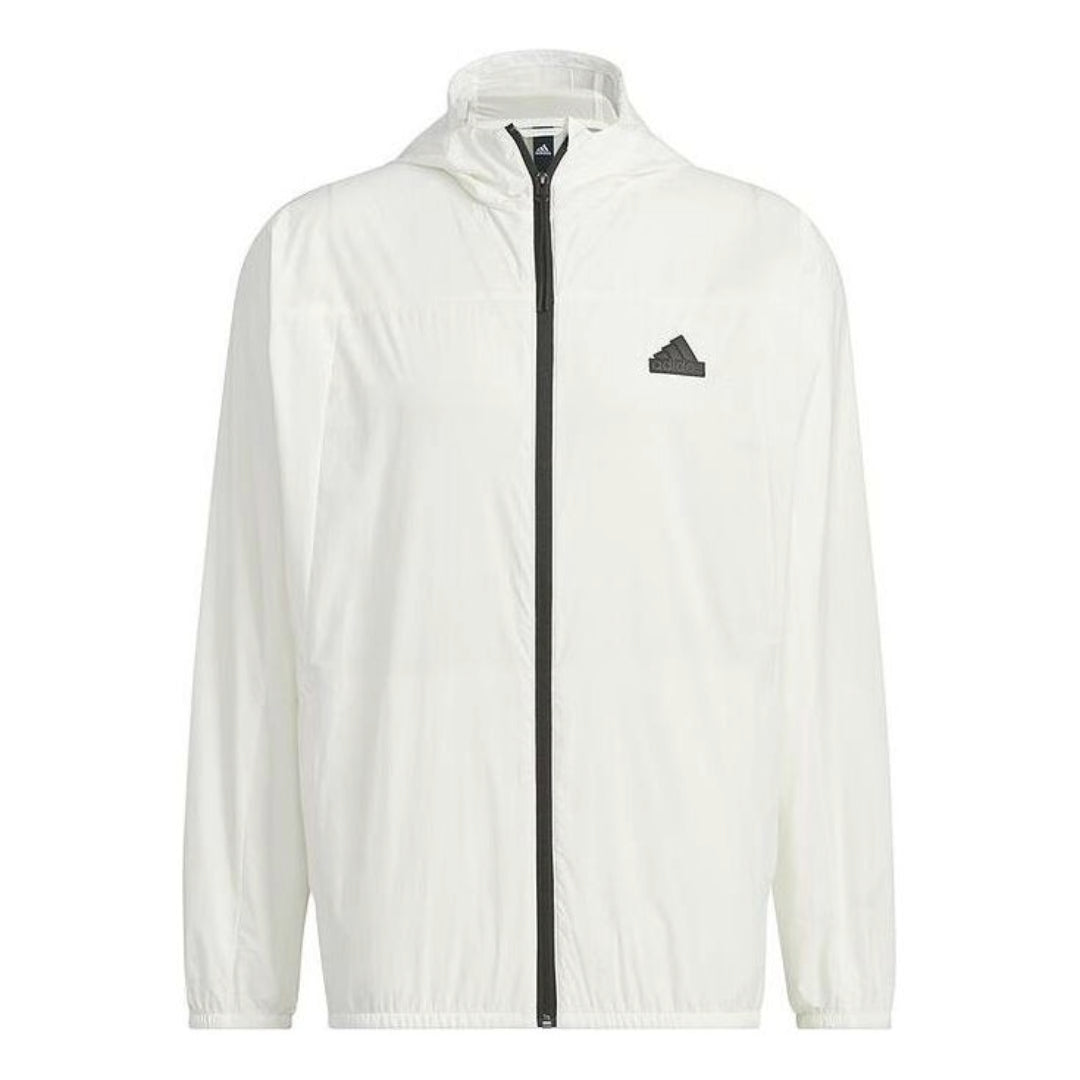 adidas Tech Lightweight Woven Jacket Asia Sizing 'White' IT3942