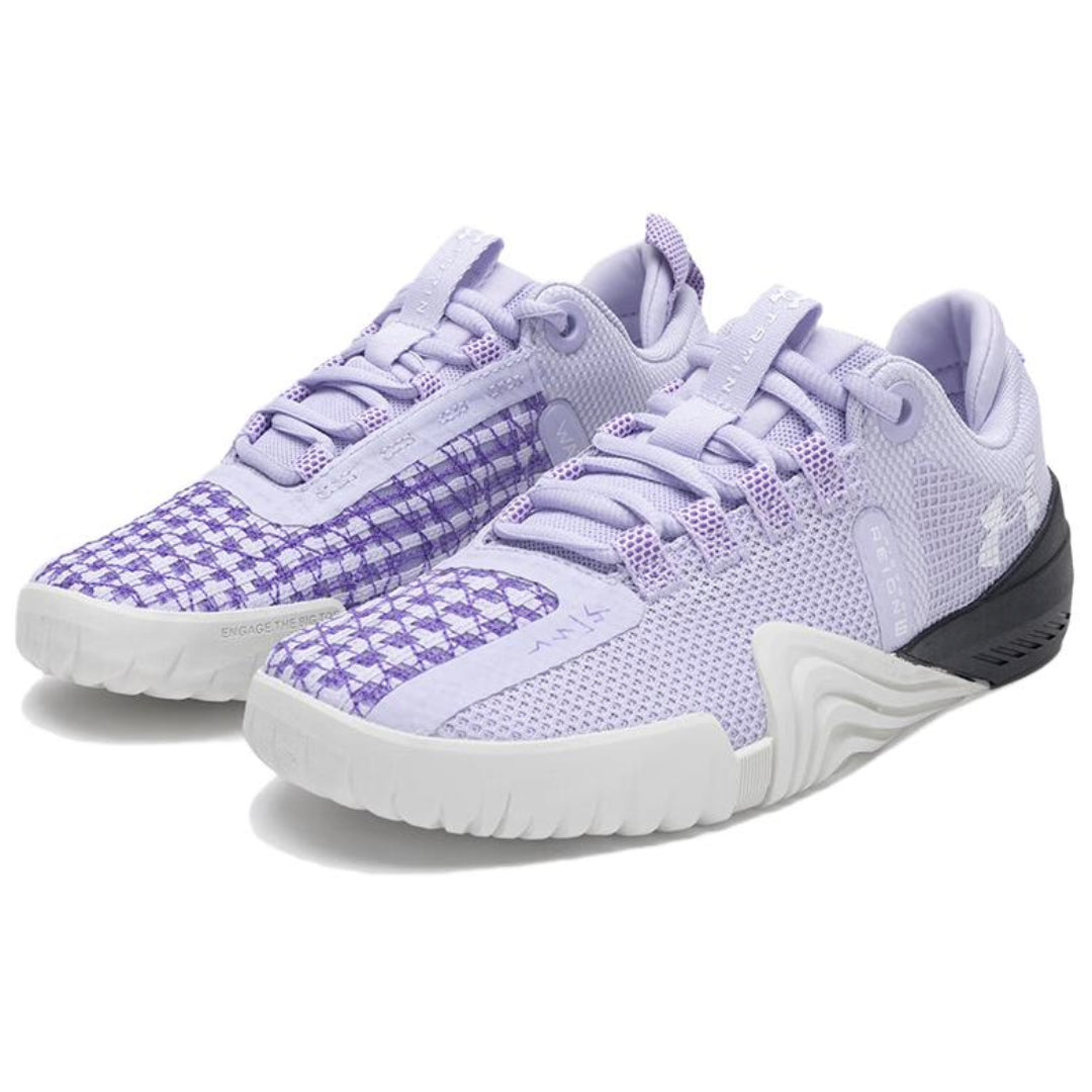 (WMNS) Under Armour Tribase Reign 6 'Purple Black White' 3027342-500