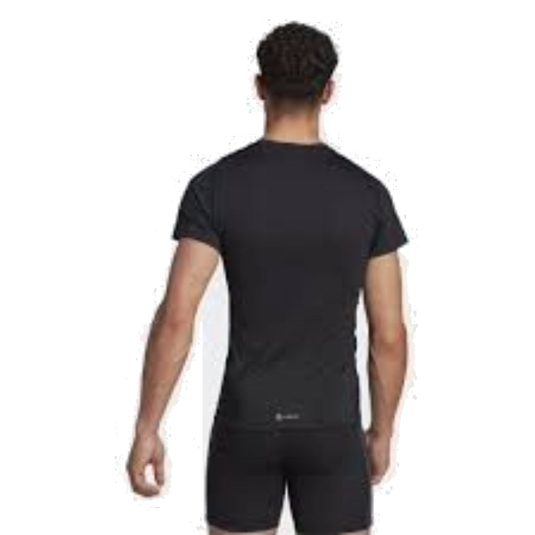 adidas Techfit Graphic T-Shirt Asia Sizing 'Black' HZ9686